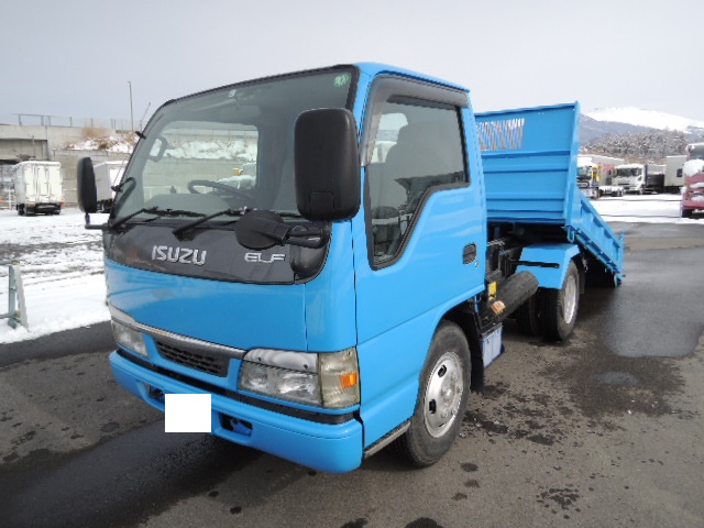 エルフローダーダンプ　車検付き　超低走行