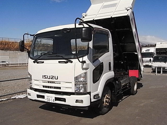 いすゞ4トンLゲートダンプ低走行 車検付きです。
