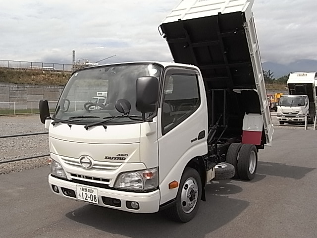 H26年デュトロ4WDダンプ車検付き低走行車です。
