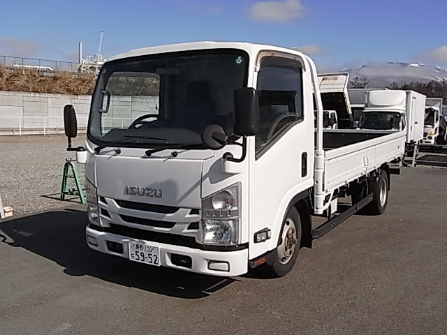 25年エルフパートタイム4WD標準ロング平ボデー 車検付き 123千㎞です。